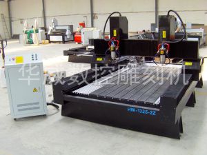 成都邛崃双头立体多功能石材雕刻机HW-1325-2Z